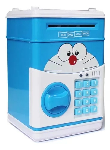 Alcancía Roba Billetes Doraemon.